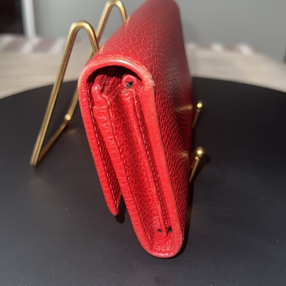 Gucci Red Marmont Bifold Wallet- Authentic!! - Picture 7 of 14